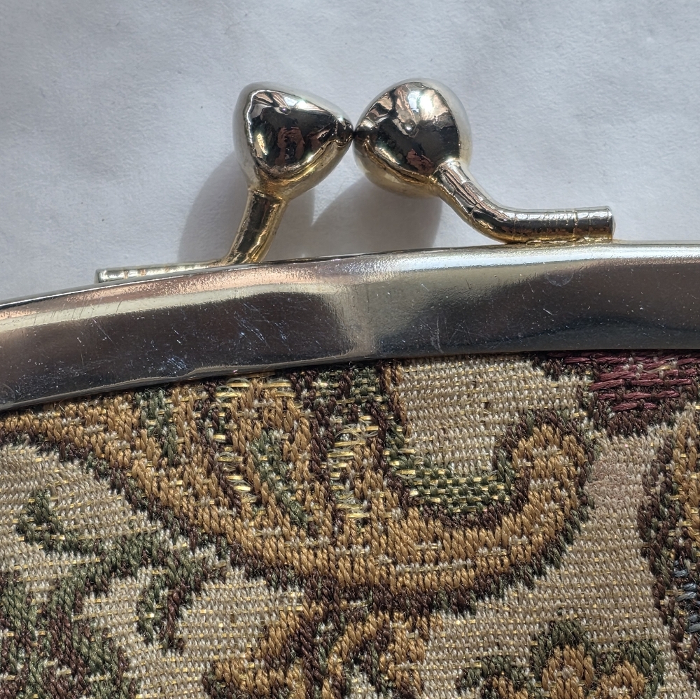 Vintage Walborg Floral Tapestry Handbag Made In Italy - Picture 3 of 10